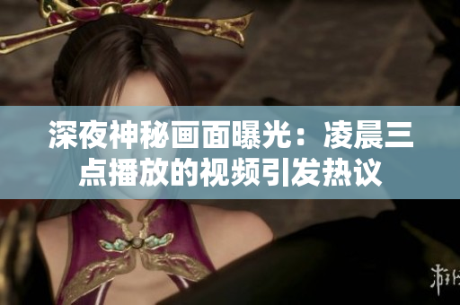 深夜神秘画面曝光：凌晨三点播放的视频引发热议