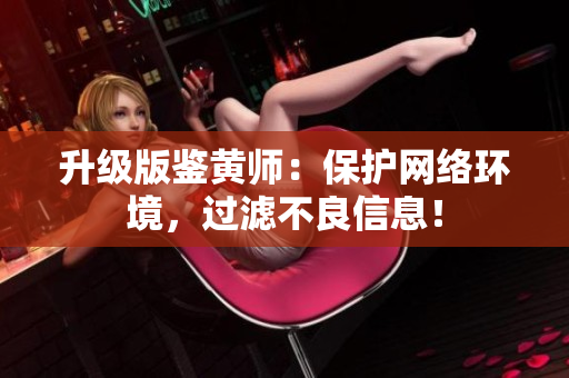 升级版鉴黄师：保护网络环境，过滤不良信息！