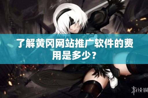 了解黄冈网站推广软件的费用是多少？