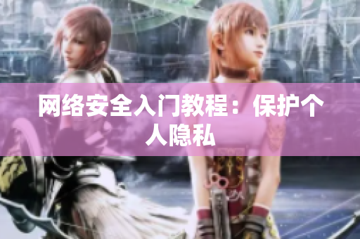 网络安全入门教程：保护个人隐私