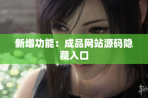 新增功能：成品网站源码隐藏入口