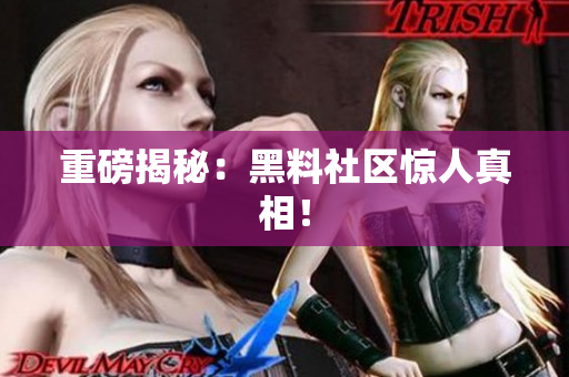 重磅揭秘：黑料社区惊人真相！