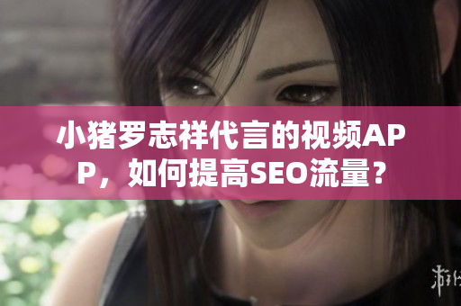 小猪罗志祥代言的视频APP，如何提高SEO流量？