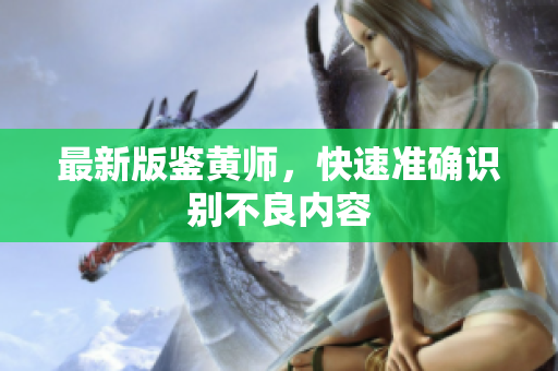 最新版鉴黄师，快速准确识别不良内容
