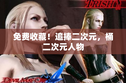 免费收藏！追捧二次元，桶二次元人物