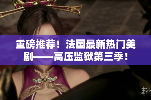 重磅推荐！法国最新热门美剧——高压监狱第三季！
