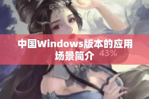 中国Windows版本的应用场景简介