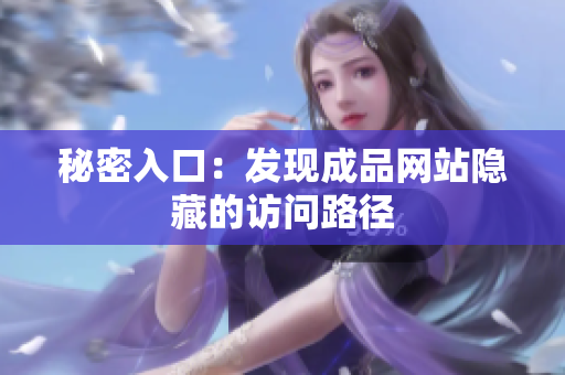 秘密入口：发现成品网站隐藏的访问路径