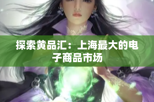 探索黄品汇：上海最大的电子商品市场