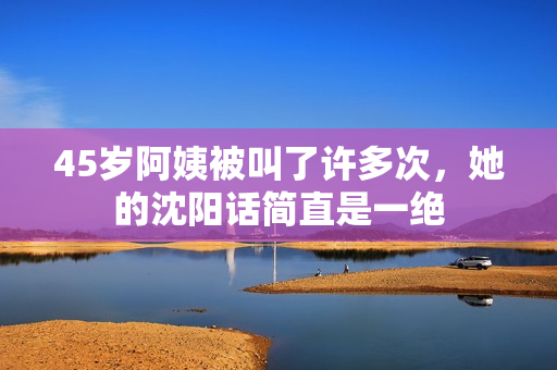 45岁阿姨被叫了许多次，她的沈阳话简直是一绝